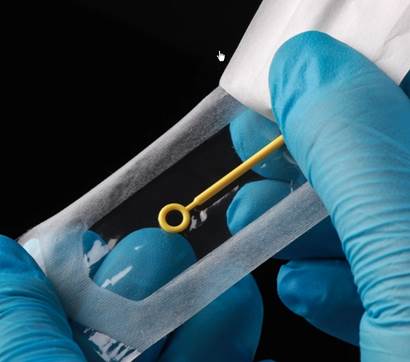 Петля микробиологическая 10 мкл, полипропилен, округлый кончик, желтая, стерильная, индивидуально упакованная, 400 шт./уп., 10 уп./кор., в работе