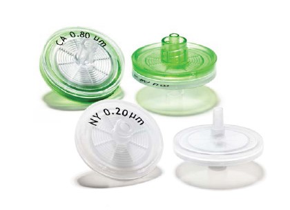 Фильтрующая насадка, d пор 0,4 мкм, d мембраны 25 мм, поливинилиденфторид (PVDF), ABLUO, 500 шт.