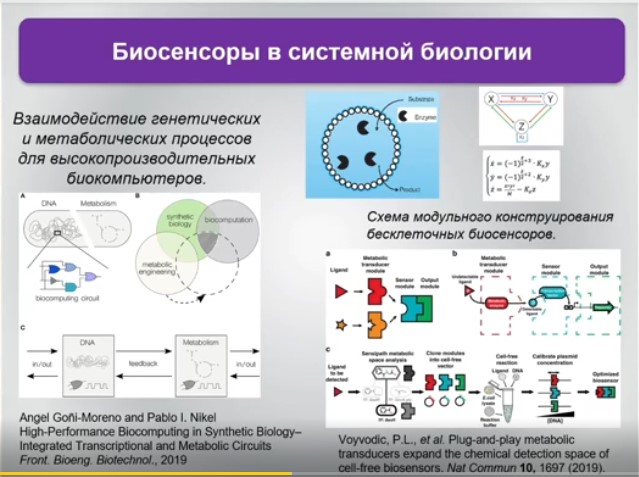 Биосенсоры в системной биологии