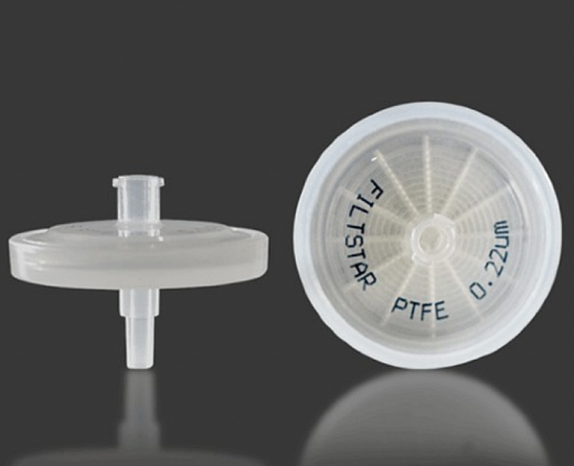Фильтрующая насадка, d пор 0,10 мкм, d мембраны 50 мм, политетрафторэтилен (PTFE), гидрофобный