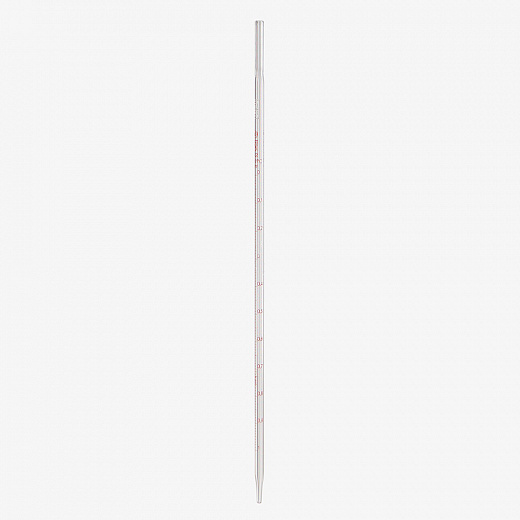 Пипетка стеклянная, 5 мл, НС, градуированная, частичный слив, тип 1, исполнение 2, 2 класс точности, 1 шт./уп.