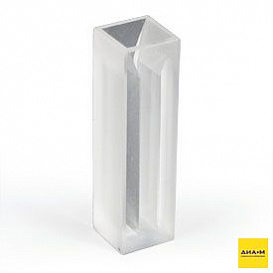 Кювета кварцевая Semimicrovolume, ОП 10 мм, 220-1100 нм, 1400 мкл, 1 шт.
