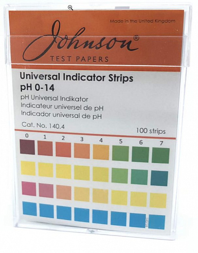 Индикаторная бумага pH 2,5-4,5, шаг 0,3/0,5, на пластиковой подложке