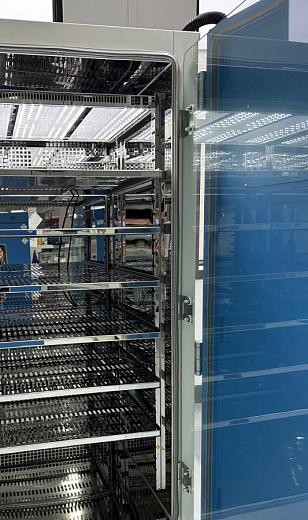 Климатическая камера постоянных условий «тепло-холод-освещение-УФ-излучение-влажность» для тестирования стабильности лекарств, +15...+65 ºC, 3 камеры, 2×220 и 500 л, SHH-SDT-2T