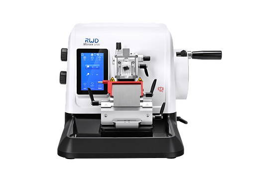 Микротом ротационный, полуавтоматический, Minux S700, (вид спереди), RWD