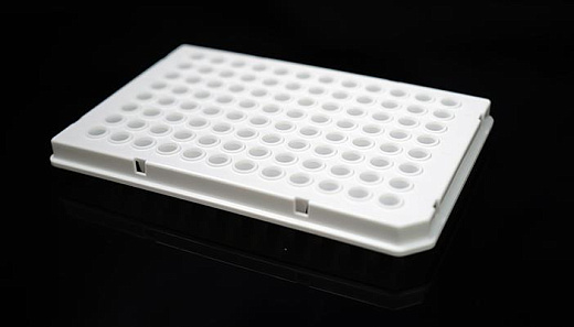 Планшеты для ПЦР, 96-лун., с полуюбкой, низкий профиль, белые, полипропилен, 10 шт./уп., 50 шт./кор.,  Nest, Китай
