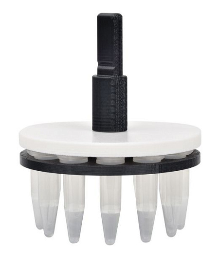 Штатив для зонда Cup Horn 431C2 на 12 ПЦР-пробирок 600 мкл черный для Q500/700/800R