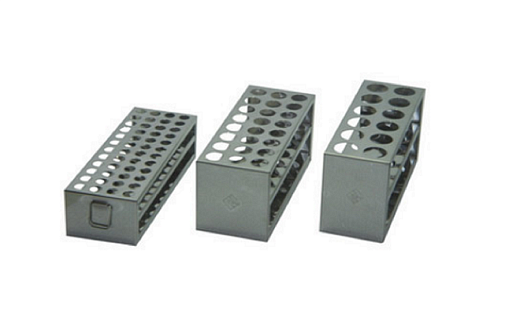 Штатив для пробирок, d 40 мм, 24 места, нержавеющая сталь