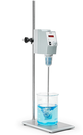 Мешалка верхнеприводная, до 20 л по воде, до 2200 об/мин, OS20-S, комплект OS20-S package, (со штативом), Dlab, Китай