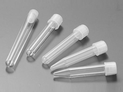 Пробирки культуральные 14 мл, U-образное дно, без крышки, не стерильные, Jet Biofil, Китай