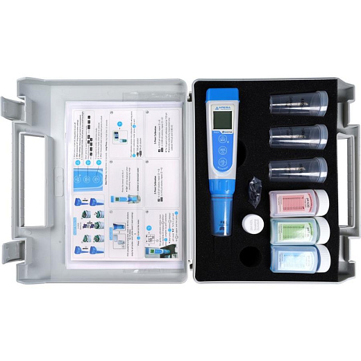 рН-метр, -2-16±0,01, карманный, PH211, серия 210, с кейсом, Apera Instruments