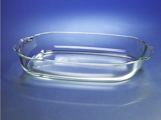 Лоток стеклянный для стерилизации и выпаривания, стекло Pyrex, 1750 мл, l=272 мм, w=179 мм, h=50 мм, 1 шт./уп.., 4 шт./кор., Corning