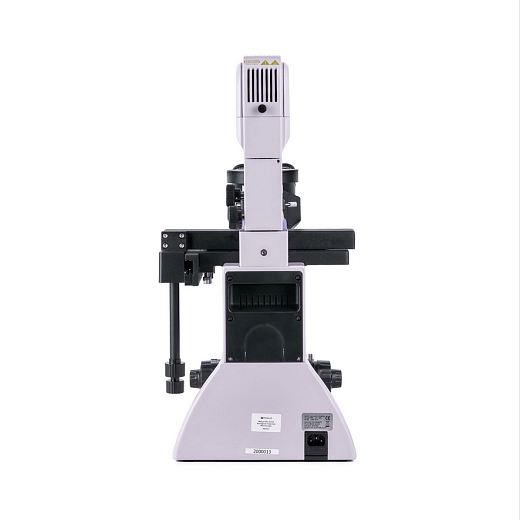 Микроскоп биологический инвертированный цифровой, тринокуляр, с камерой, Magus Bio VD350 (вид сзади)