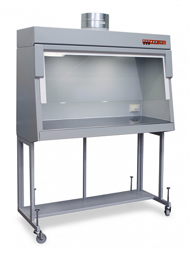 Шкаф вытяжной общего назначения, ширина 130 см, корпус – металл, столешница – нержавеющая сталь, с блоком УФО, ШВ-«Ламинар-С»-1,3 Фото 1