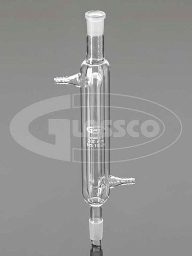 Холодильник прямой, двойной, L 200 мм, керн 19/26, муфта 19/26, Glassco