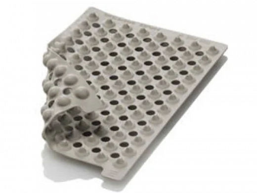 Крышки для 96-лун. планшета, 0,2 мл, 12×8, MicroAmp, резина, 5 шт./уп.