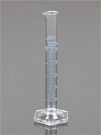 Цилиндр мерный, класс А, 2000,0 мл, ц.д. 20,0 мл, БС, градуировка, шестиугольное основание, сертификат на партию, 1 шт./уп., Glassco