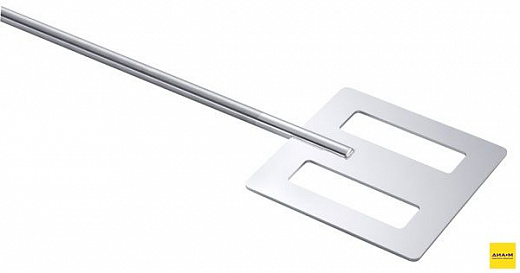 Перемешивающий элемент лопастной, квадратный, 2 отверстия, d 150 мм, длина 550 мм, нержавеющая сталь, R 1376