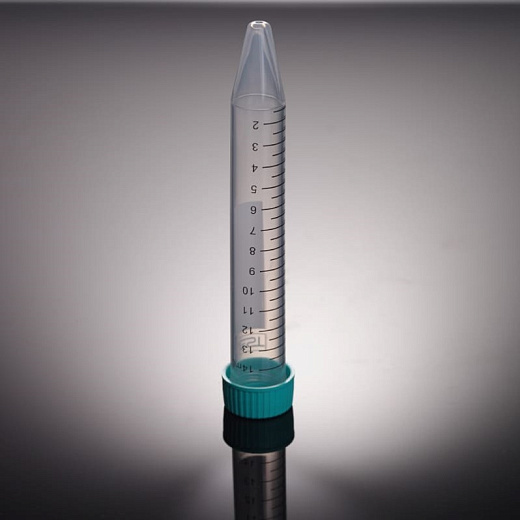 Пробирки 15 мл, ПП, резьбовые, конические, с крышкой, стерильные, без ДНКаз и РНКаз, пирогенов, 12000g, premium Фото 1