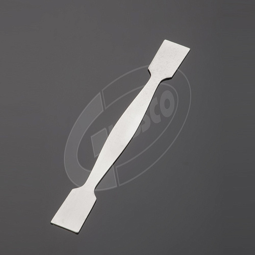 Шпатель двухсторонний, длина 125 мм, нержавеющая сталь, 10 шт./уп.