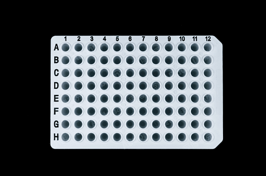 Планшеты для ПЦР, 96-лун., без юбки, низкий профиль, белые, полипропилен
