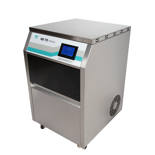 Льдогенератор, крошка, 70 кг/сут, бункер 25 л, воздушное охлаждение, Scientz XB-70, вид слева