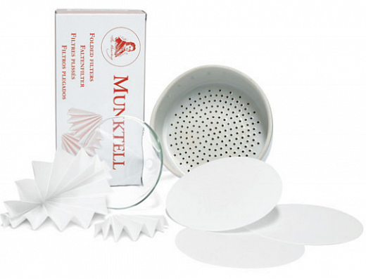 Фильтр бумажный общего назначения  круглый, d 70 мм, тип 3 m/N, 30 с/10 мл, 100 шт/уп Фото 2