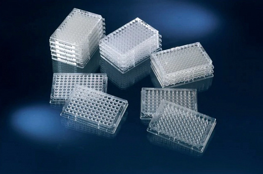 Планшеты культуральные 96-лун., прозрачные, с крышкой, микро 96F, Nunclon D, 50 шт./уп.