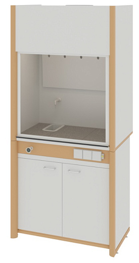 Шкаф вытяжной общего назначения, ширина 90 см, керамическая плитка