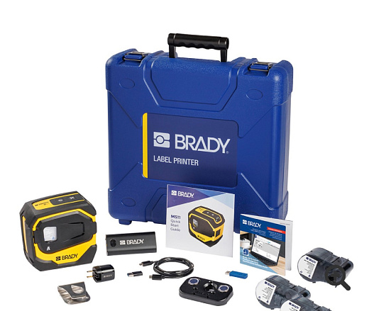Принтер до 1000 этикеток в день, 300 dpi, монохромная печать, портативный, с ПО, M511, Brady