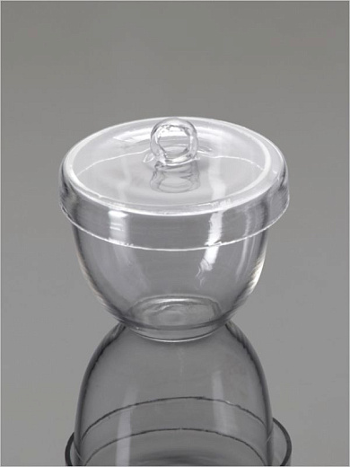 Тигель высокий, 50 мл, кварц, без крышки, 2 шт./уп., Glassco