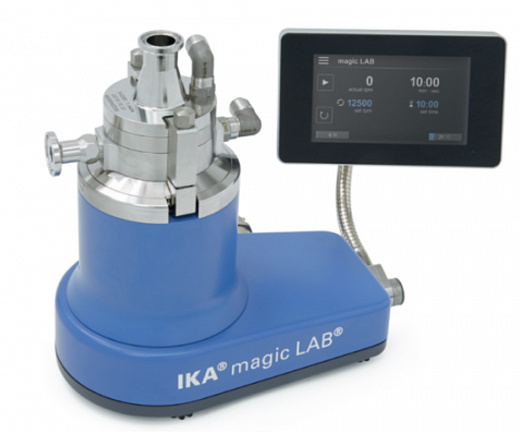 Гомогенизатор 3000-26000 об/мин, 50-200 л/ч, окружная скорость 5-40 м/с, Magic Lab с модулем UTL