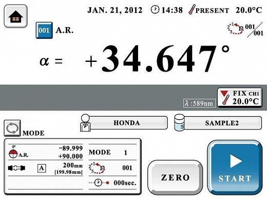 Поляриметр-сахариметр, -89.9999...+90.0000°, -259.0000...+259.0000°Z, автоматический стационарный c поверкой, кювета 200 мм, с воронкой, без водяной рубашки, комплектация B, SAC-i Фото 3