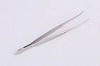Пинцет хирургический изогнутый 100 мм, бранши 1,0 х 20 мм, Cvd, 1 шт. Фото 3