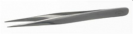 Пинцет прецизионный прямой, сверхострый, нержавеющая сталь 18/10, 130 мм, 1 шт
