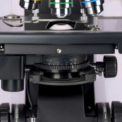 Микроскоп Magus Bio 290T, прямой, тринокуляр, СП, планахромат 4×, 10×, 20×, 40×, 100×, Magus