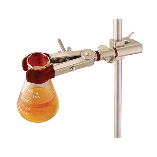 Зажим штативный, круглый захват, одинарная регулировка, d 0-76 мм, никелированный, CLM-SWIVL2SZM, Ohaus