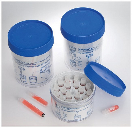 Штатив для замораживания криопробирок 3,6 мл, 12 мест, скорость замораживания 1 °C/мин, Mr. Frosty Фото 1