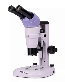 Микроскоп стерео, до 80х, по схеме Аббе, Stereo A10, Magus