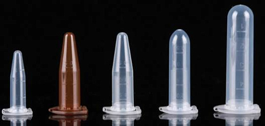 Пробирки 0,6 мл типа Эппендорф, до 30000 g, нестерильные, с замком Safe-Lock, градуированные, бесцветные