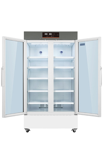 Холодильник, 756 л, +2…+8 °С, две стеклянных двери, индикация влажности, MС-5L756