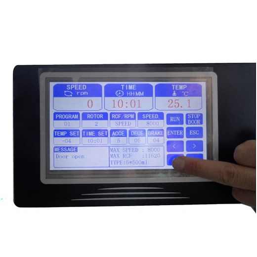 Сенсорный экран центрифуги DL8M-12 L, Drawell, Китай