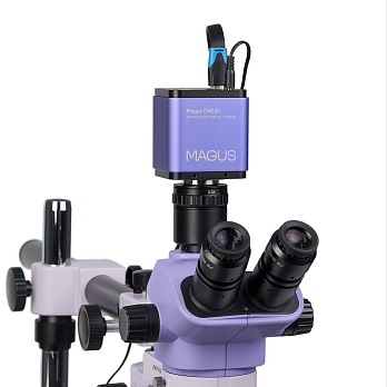 Микроскоп стерео, до 55х, по схеме Грену, с камерой и монитором, Stereo D8TR LCD, Magus
