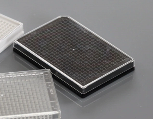 Планшеты культуральные 384-лун., поверхность ТС, плоскодонные, черные, стерильные Фото 1