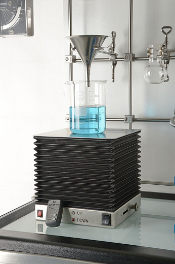 Столик подъемный, платформа 240х240 мм, высота 180-300 мм, нержавеющая сталь / тефлон, электрический,  LIFT 240 Фото 2