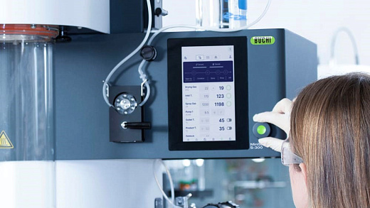 Сушилка распылительная, от 1 до 25 мкм, Mini Spray Dryer S-300 Advanced, дисплей, Buchi