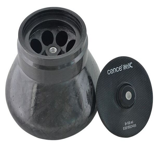 Ротор угловой для CH260R, 23000 об/мин, 62690 g, 8×50 мл, углеродное волокно, с адаптерами на 1,5/5/10/15/20/25/30 мл, Cence