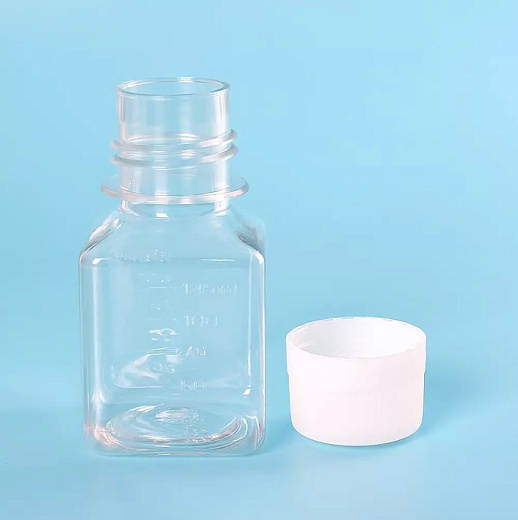 Бутыли для реагентов и сред, 125 мл, для сред и реагентов, PET, прозрачн, стерил, апироген., 100 шт/кор