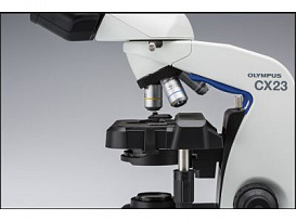 Микроскоп CX-23, прямой, бинокуляр, СП, ТП, План Ахромат 4×, 10×, 40×, 100×МИ