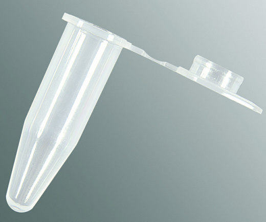 Пробирки для ПЦР, 0,5 мл, плоская крышка, бесцветные